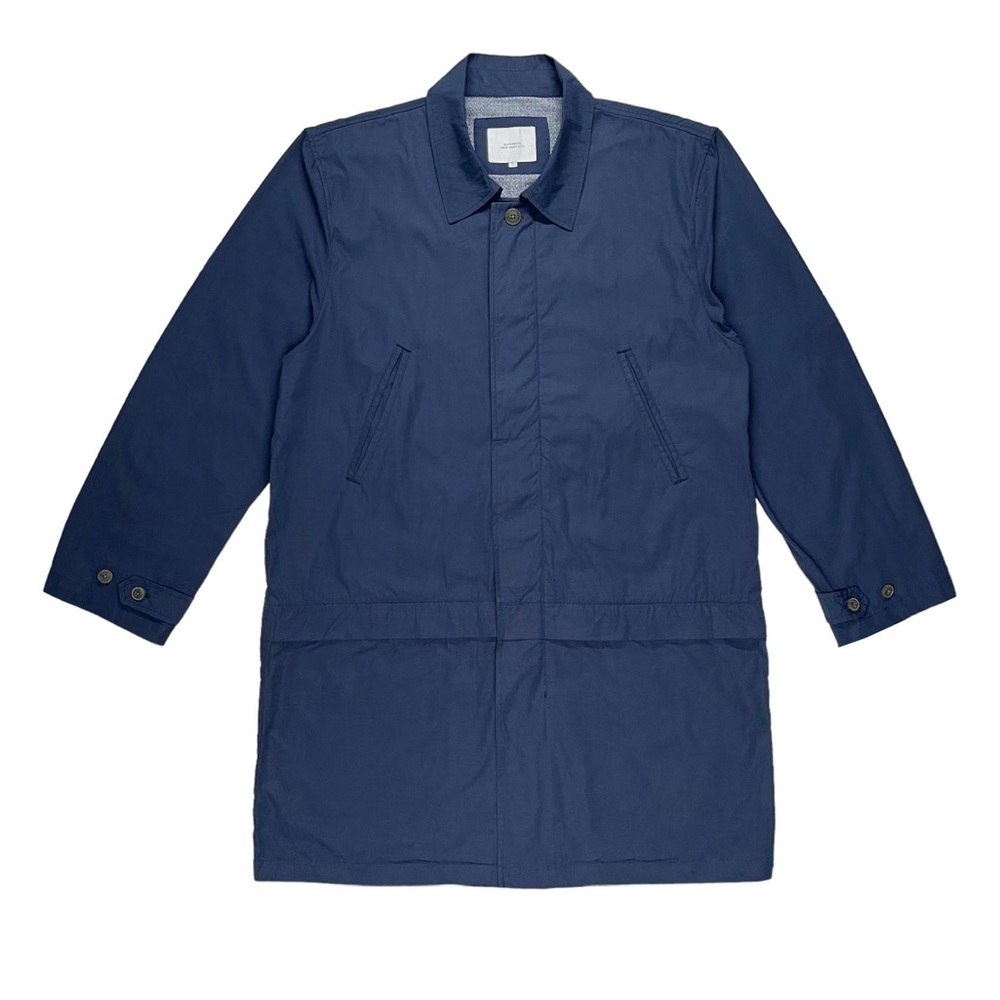 SATURDAYS NYC Men's Navy Trench Coat